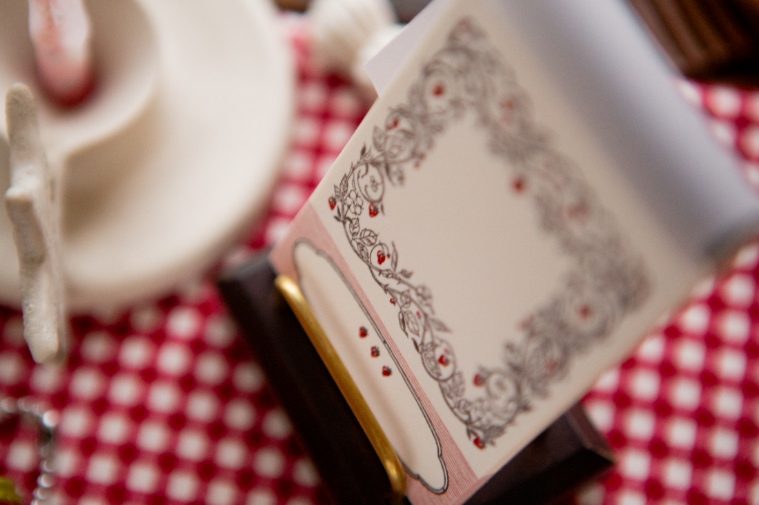 草莓框 活版便箋本 草莓框 活版便箋本