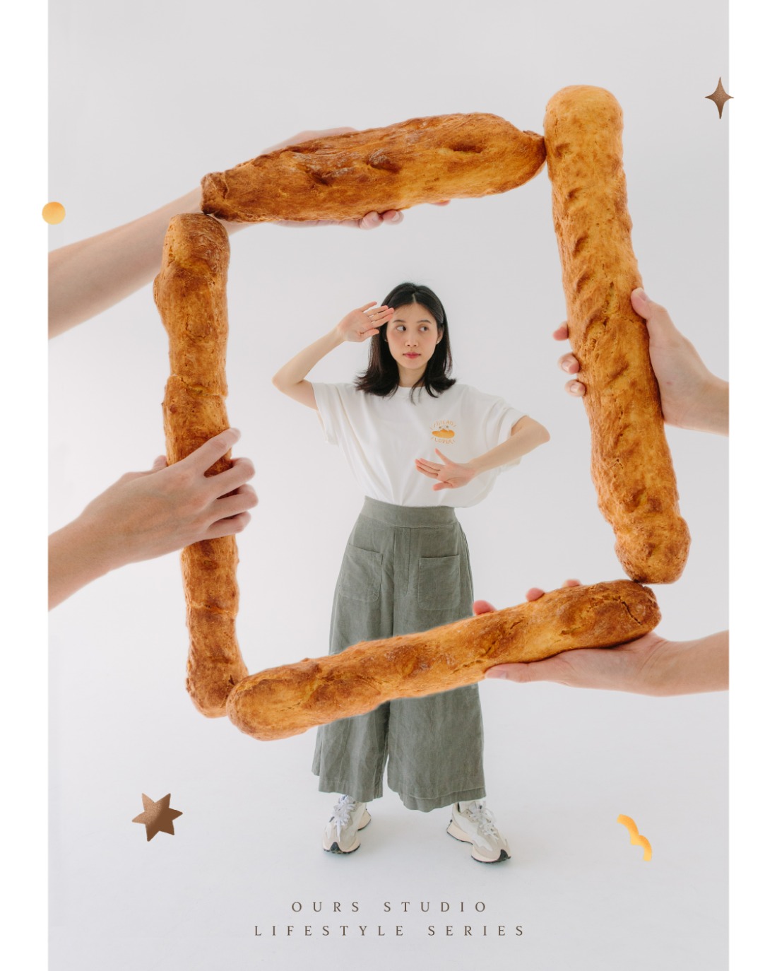 麵包 短袖T恤 麵包 短袖T恤