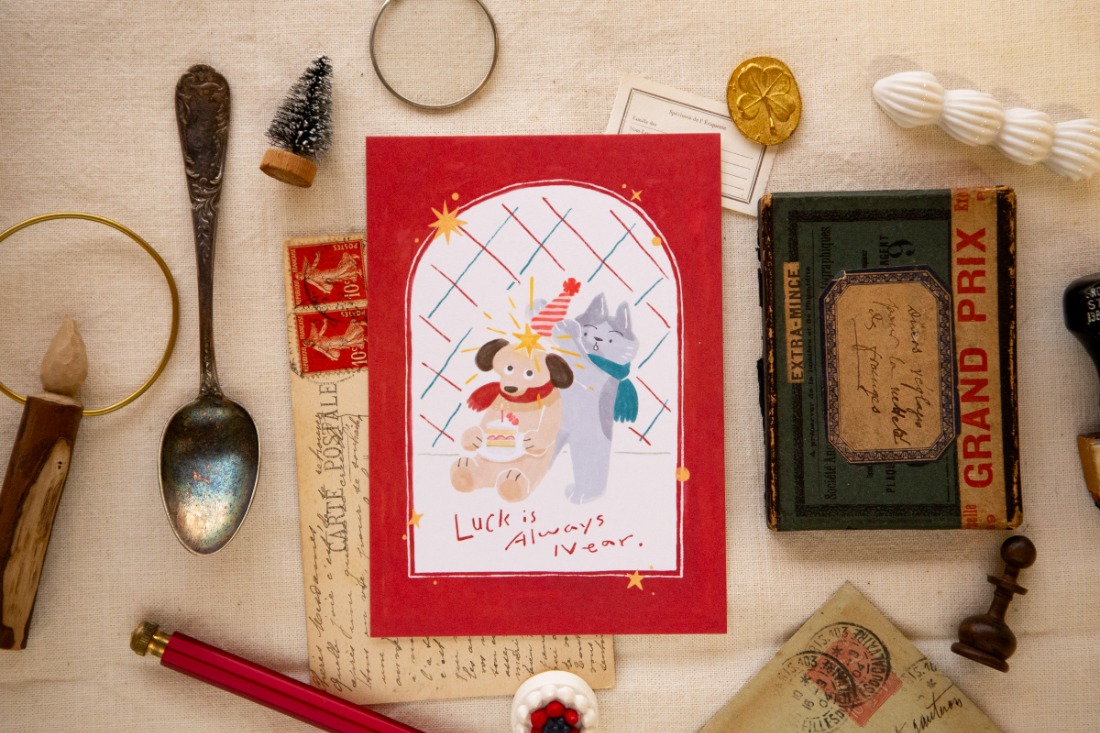 幸運系列明信片 驚喜 幸運系列明信片 驚喜