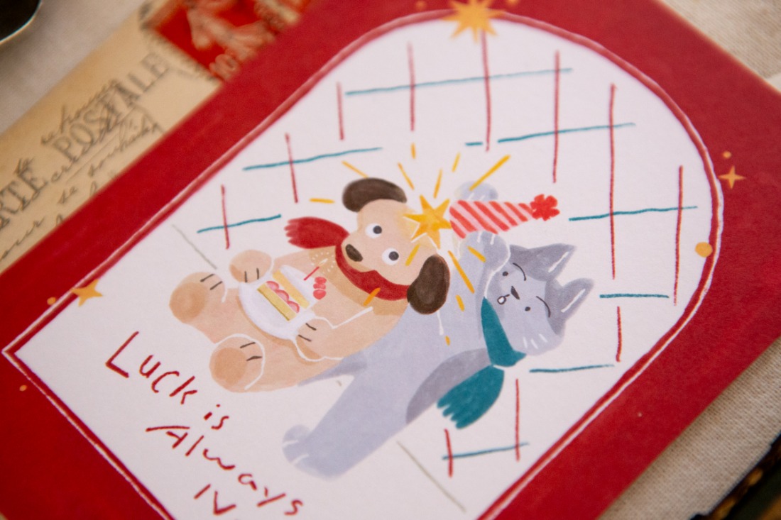 幸運系列明信片 驚喜 幸運系列明信片 驚喜